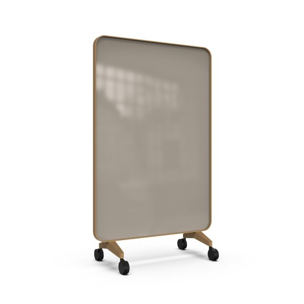 Lintex Frame Mobile 1200 x 1960 mm siirreltävä kaksipuolinen lasitaulu tammi - Image 16