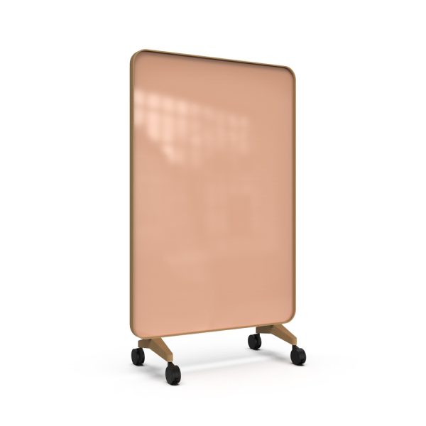 Lintex Frame Mobile 1200 x 1960 mm siirreltävä kaksipuolinen lasitaulu tammi - Image 18