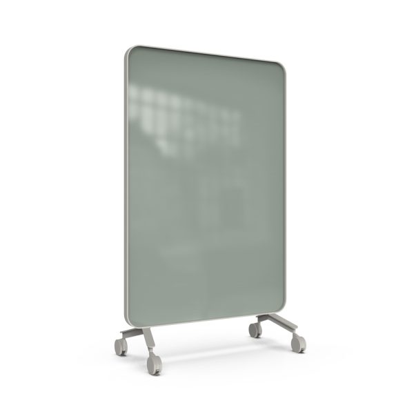 Lintex Frame Mobile 1200 x 1960 mm siirreltävä kaksipuolinen lasitaulu harmaa - Image 19