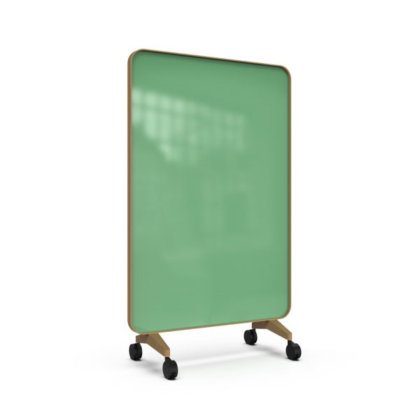 Lintex Frame Mobile 1200 x 1960 mm siirreltävä kaksipuolinen lasitaulu tammi - Image 19
