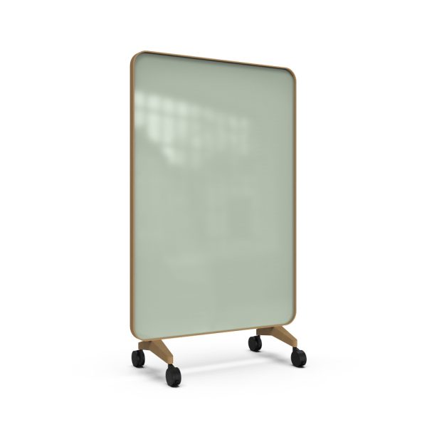 Lintex Frame Mobile 1200 x 1960 mm siirreltävä kaksipuolinen lasitaulu tammi - Image 21