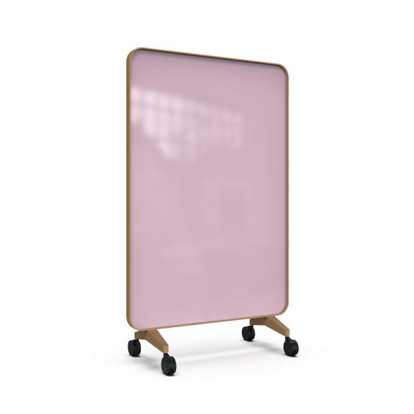 Lintex Frame Mobile 1200 x 1960 mm siirreltävä kaksipuolinen lasitaulu tammi - Image 23