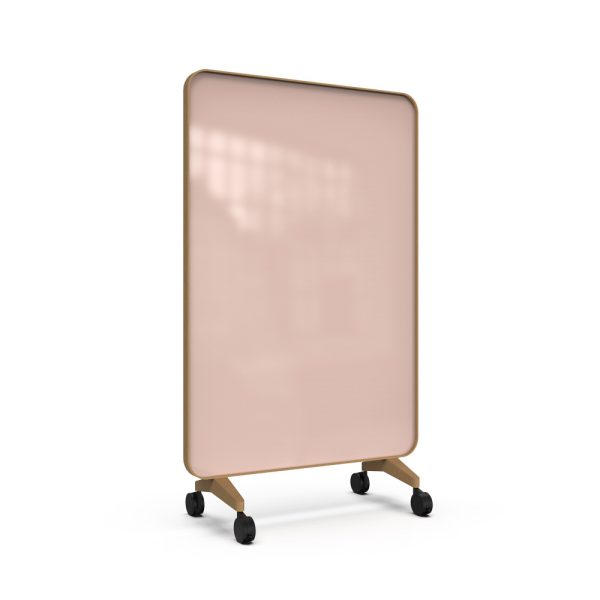 Lintex Frame Mobile 1200 x 1960 mm siirreltävä kaksipuolinen lasitaulu tammi - Image 24