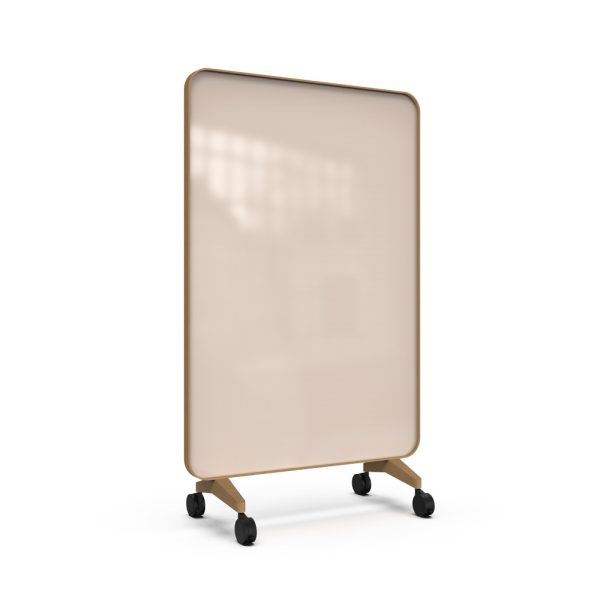 Lintex Frame Mobile 1200 x 1960 mm siirreltävä kaksipuolinen lasitaulu tammi - Image 25