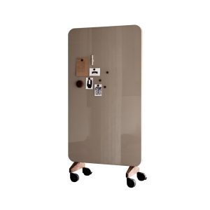 Lintex Mood Fabric Mobile 1000 x 1960 mm siirreltävä akustoiva lasitaulu puujalat