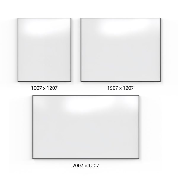 Lintex One whiteboard teräsemaloitu kirjoitustaulu (useita kokoja) - Image 3