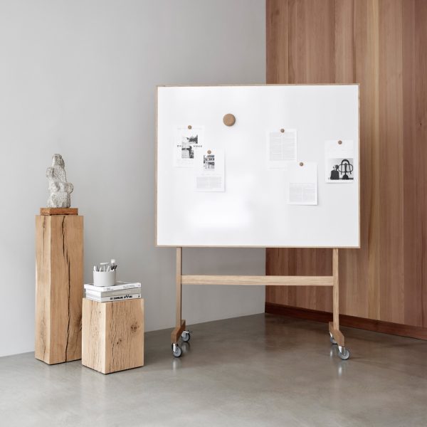 Lintex Wood Mobile Whiteboard 1508 x 1960 mm siirreltävä kirjoitustaulu - Image 3