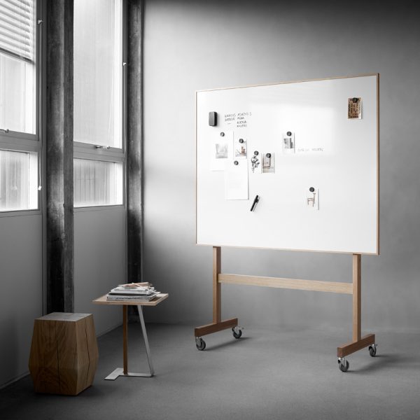 Lintex Wood Mobile Whiteboard 1508 x 1960 mm siirreltävä kirjoitustaulu - Image 4