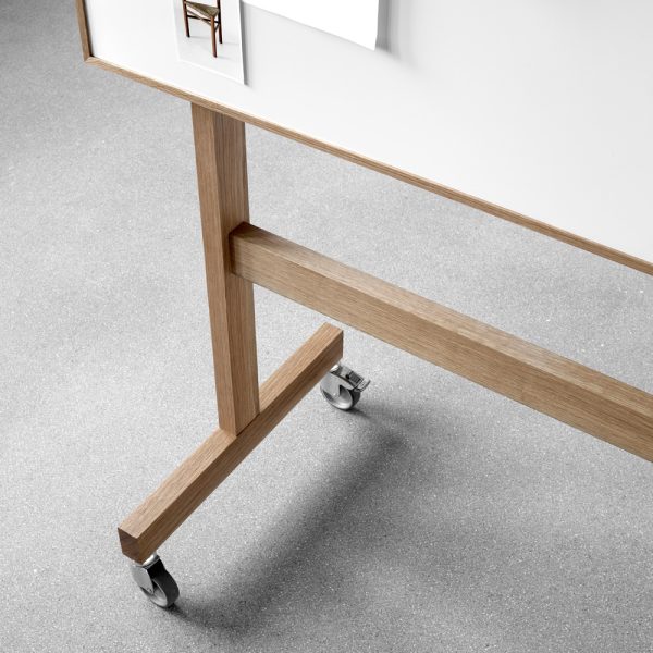 Lintex Wood Mobile Whiteboard 1508 x 1960 mm siirreltävä kirjoitustaulu - Image 10