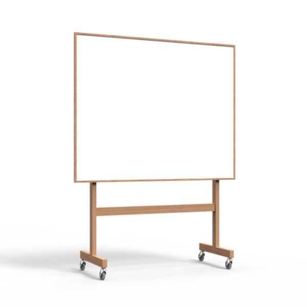 Lintex Wood Mobile Whiteboard 1508 x 1960 mm siirreltävä kirjoitustaulu - Image 2