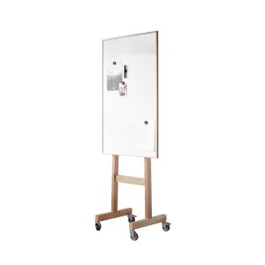 Lintex Wood Mobile Whiteboard 708 x 1960 mm siirreltävä kirjoitustaulu