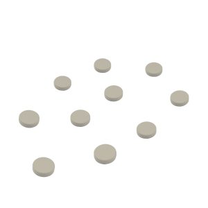 Lintex erikoisvahvat magneetit 10 kpl harmaa
