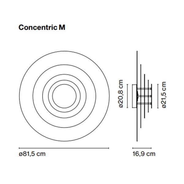 Marset Concentric L Wall Light seinävalaisin - Image 10