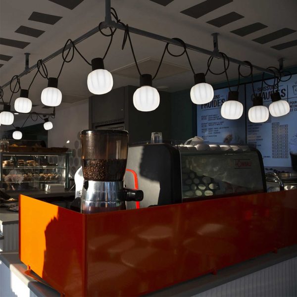 Martinelli Luce Kiki Outdoor Pendant Light ulkovalosarja käytetty - Image 2