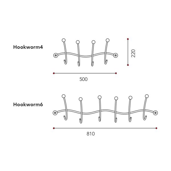 Monena Hookworm seinänaulakko - Image 3