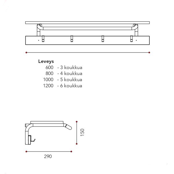 Monena Iiro seinänaulakko - Image 3