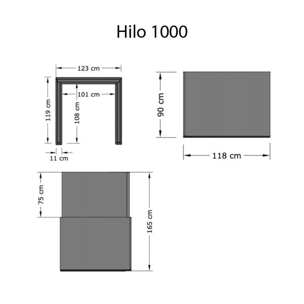 Mount Hilo sähkösäädettävä työpistesermi - Image 7