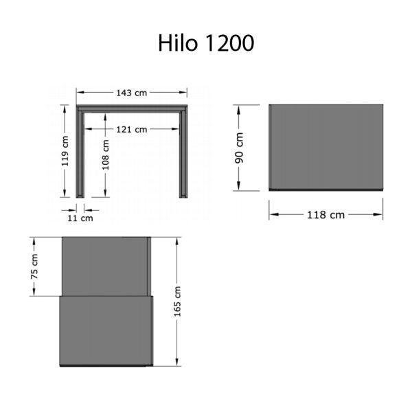 Mount Hilo sähkösäädettävä työpistesermi - Image 9