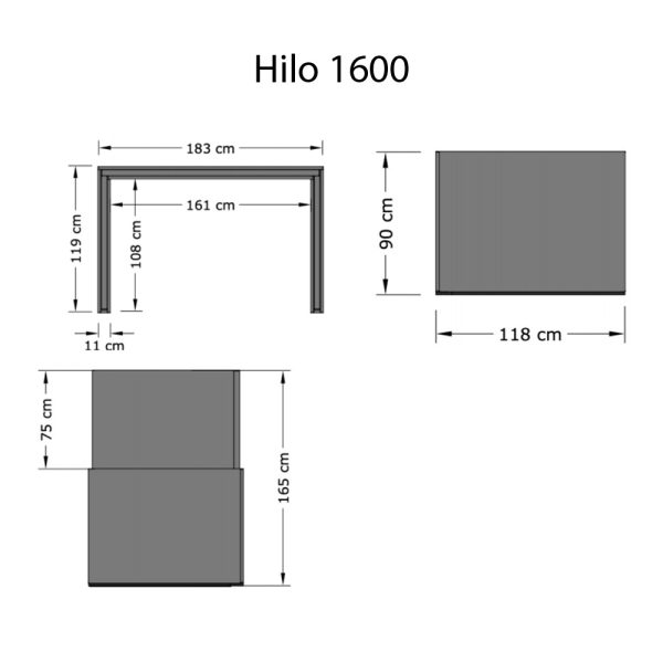 Mount Hilo sähkösäädettävä työpistesermi - Image 13