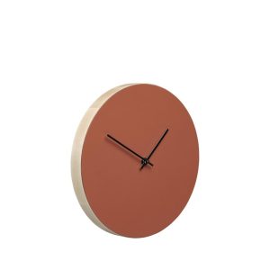 Muoto2 Kiekko-seinäkello Tiili