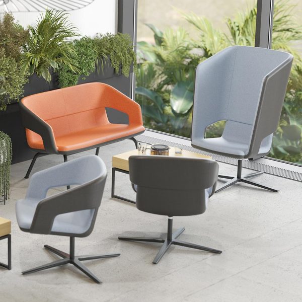 Narbutas Twist&Sit Soft korkeaselkäinen nojatuoli jalkaristikolla - Image 6