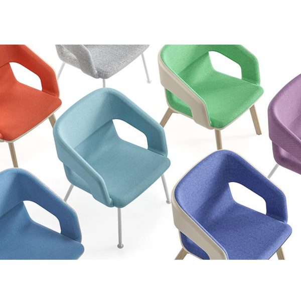 Narbutas Twist&Sit Soft korkeaselkäinen nojatuoli puujaloilla - Image 6
