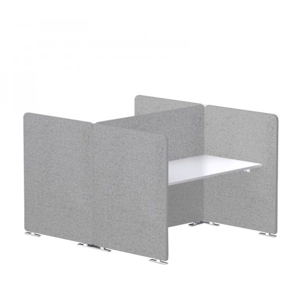 Narbutas My Space Desking työpöytä sermeillä (2 hlö) vastakkain