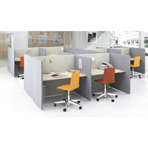 Narbutas My Space Desking työpöytä sermeillä (4 hlö) - Image 5