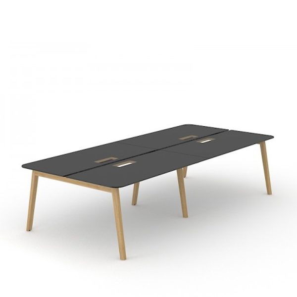 Narbutas Nova Wood työpöytä HPL (4 hlö) - Image 3