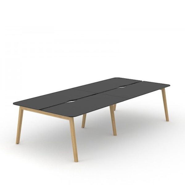 Narbutas Nova Wood työpöytä HPL (4 hlö) - Image 2