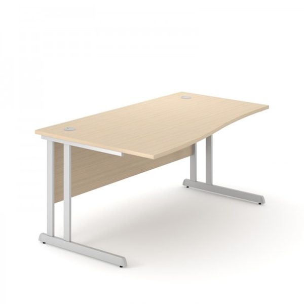 Narbutas Optima C työpöytä aaltoreunalla - Image 2