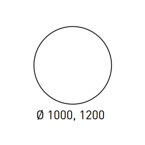 Narbutas Optima P neuvottelupöytä pyöreä (4 hlö) - Image 2