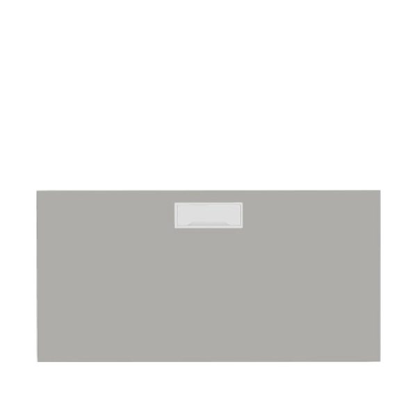 Narbutas Pearl Grey työpöydän kansi johtoluukulla keskellä
