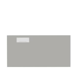 Narbutas Pearl Grey työpöydän kansi johtoluukulla vasen