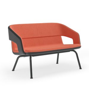 Narbutas Twist&Sit Soft 2-istuttava sohva teräsputkijaloilla