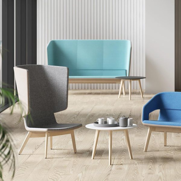Narbutas Twist&Sit Soft 3-istuttava korkeaselkäinen sohva teräsputkijaloilla - Image 3
