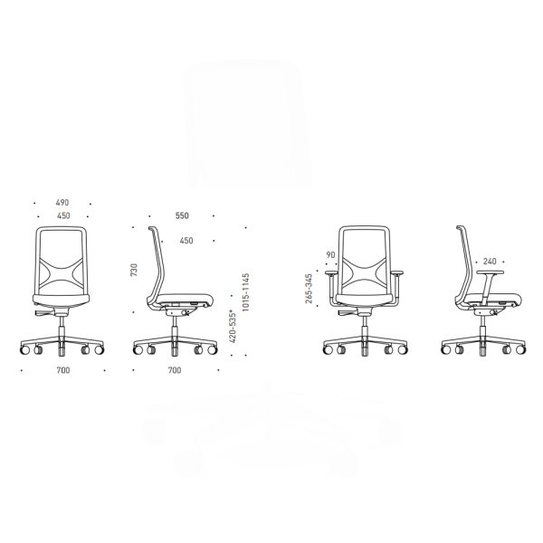 Narbutas Wind Mesh Micro työtuoli - Image 15