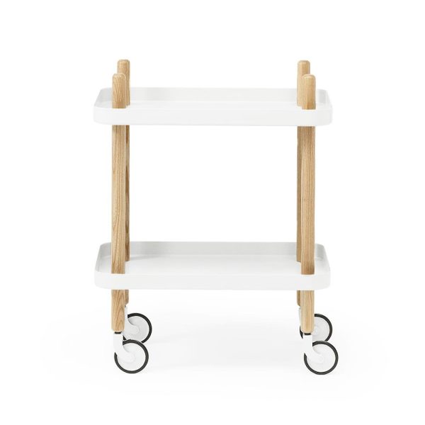 Normann Copenhagen Block Table White / Ash