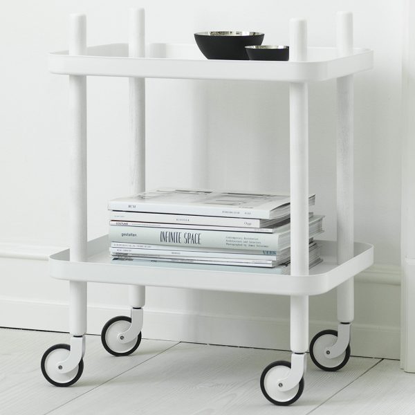 Normann Copenhagen Block Table White / White