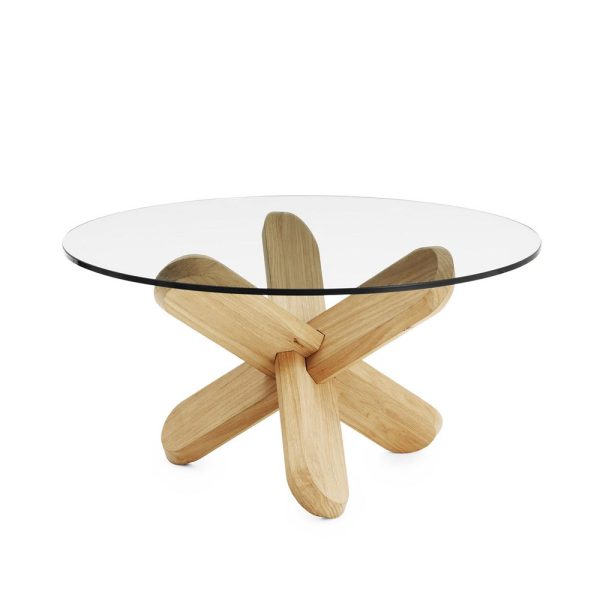 Normann Copenhagen Ding Table Clear/Oak
