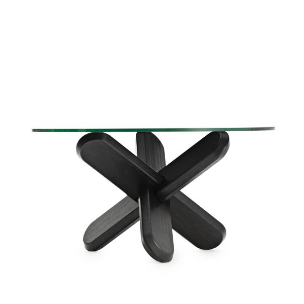 Normann Copenhagen Ding Table Clear/Black