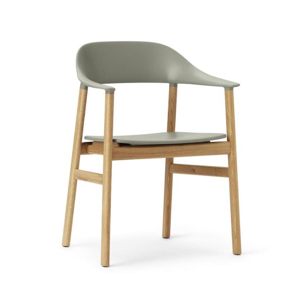 Normann Copenhagen Herit Armchair Oak Dusty Green