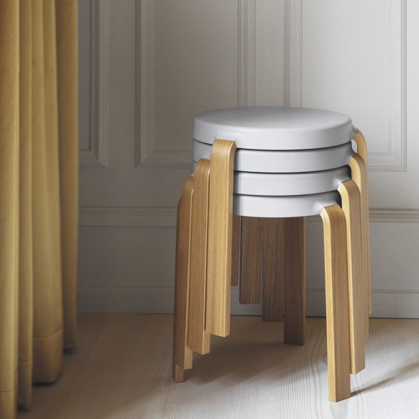 Normann Copenhagen Tap Stool Oak Grey