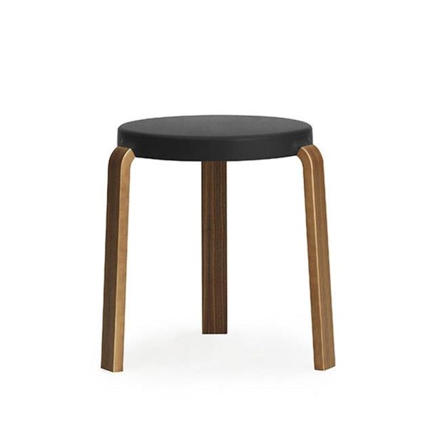 Normann Copenhagen Tap Stool Walnut Black