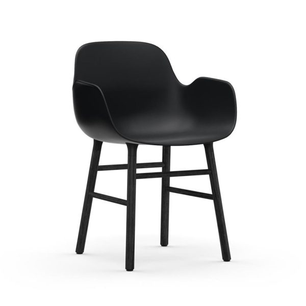 Normann Copenhagen Form Armchair tuoli (musta) - Image 9