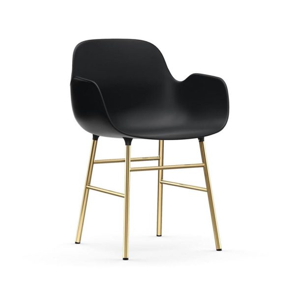 Normann Copenhagen Form Armchair tuoli (messinki) - Image 6