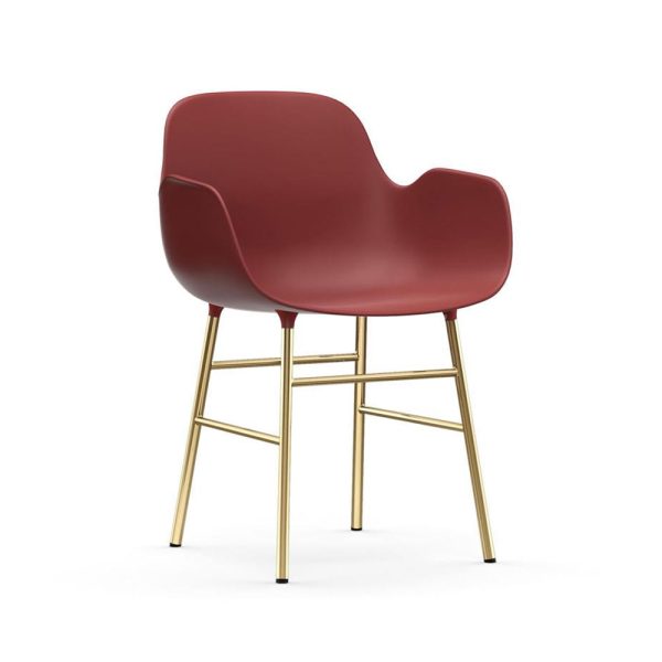 Normann Copenhagen Form Armchair tuoli (messinki) - Image 9