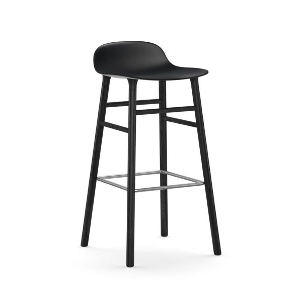 Normann Copenhagen Form korkea baarituoli (musta) - Image 5