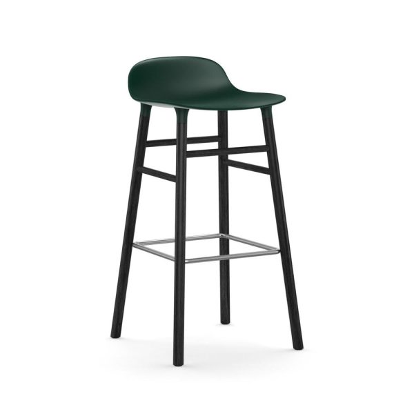 Normann Copenhagen Form korkea baarituoli (musta) - Image 7