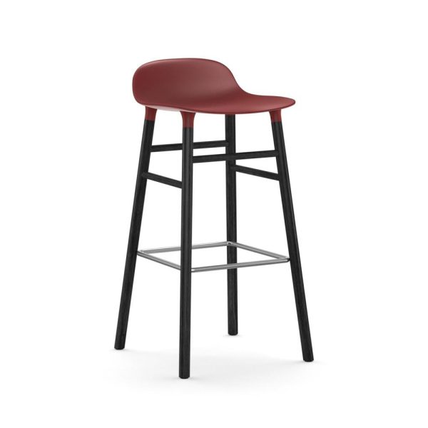 Normann Copenhagen Form korkea baarituoli (musta) - Image 8
